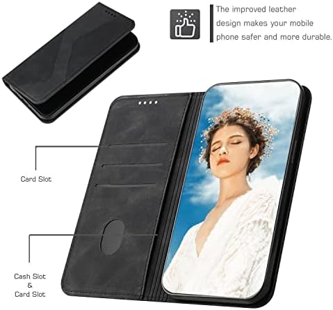 מארז הארנק של נרתיק מגן עבור Xiaomi Mi 11t/Mi 11t Pro, תואם ל- Xiaomi Mi 11t Pro Case [TPU מארז פנים אטום